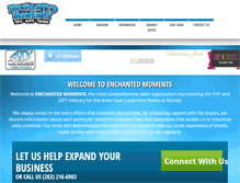 Tablet Screenshot of enchantedmoments.com